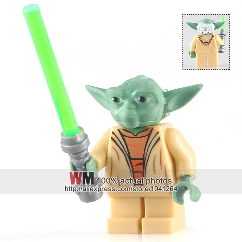 

20pcs/lot PG698 Yoda Action Building Blocks Gifts Toys For Children PG8049