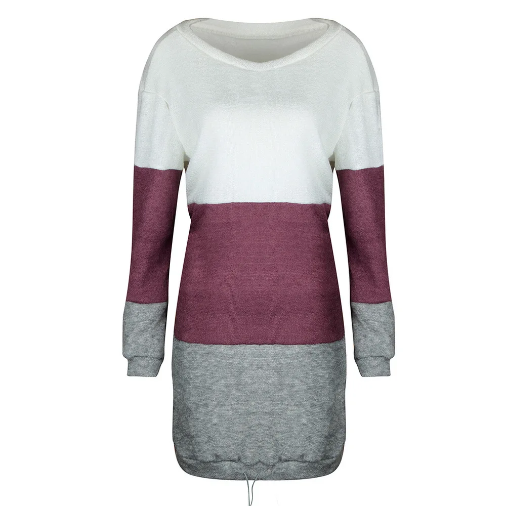 New Maternity Sweater Dress Women Clothes 2018 Striped Long Sleeve Pregnancy Dresses For Pregnant Robe Vestidos Embarazada S-XL (12)