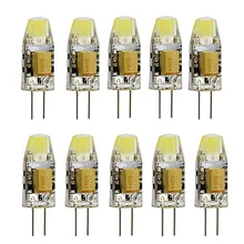 IWHD 1 W Lampada G4 LED 12 V Lâmpada COB 80LM Mini LED Luzes Substituir Halogênio G4 Bi-pin lustres de 10 PCS
