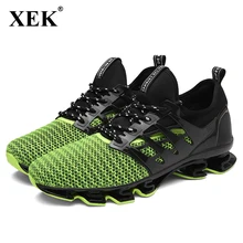 Xek Новинка 2017 года Run Спортивная обувь Для мужчин Кроссовки лук-лезвие носимых единственным спортивным Обувь амортизацию открытый Обувь JH38