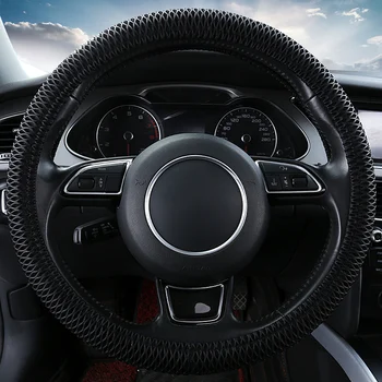 

Universal Car Steering-wheel Cover 38CM Car-styling Sport Auto Steering Wheel Covers Anti-Slip Automotive Accessories