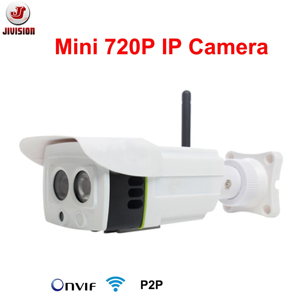 

720P IP Camera Wireless 1.0 Megapixel Outdoor Camera LED ARRAY IR night view ONVIF P2P Wireless Camera IP WIFI with SD Card slot
