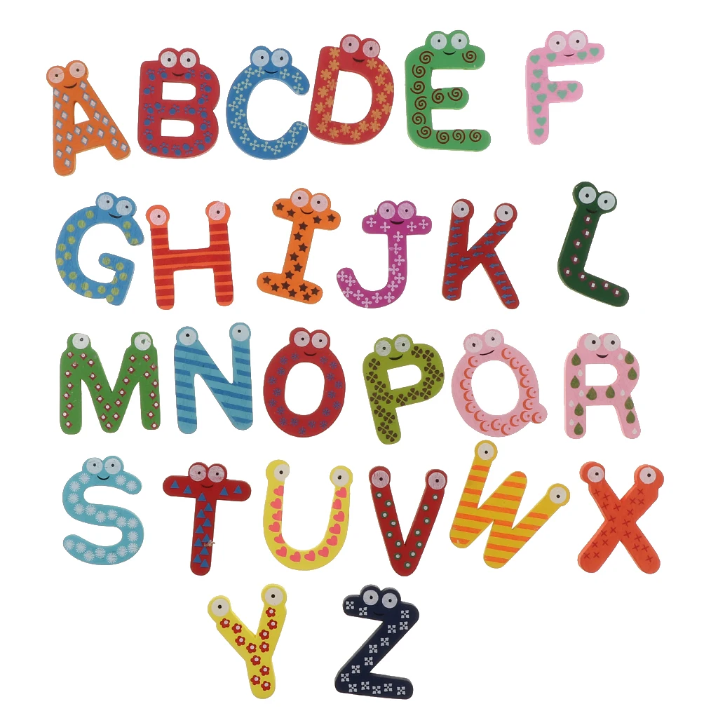 Magnet Letters for Educating Kids Preschool Learning Spelling Baby Counting Educational Alphabet Refrigerator Magnets