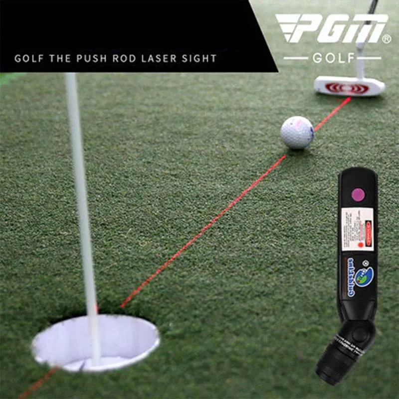 Golf Putter Laser Sight Golf Training Aids Push Rod Aiming Tool