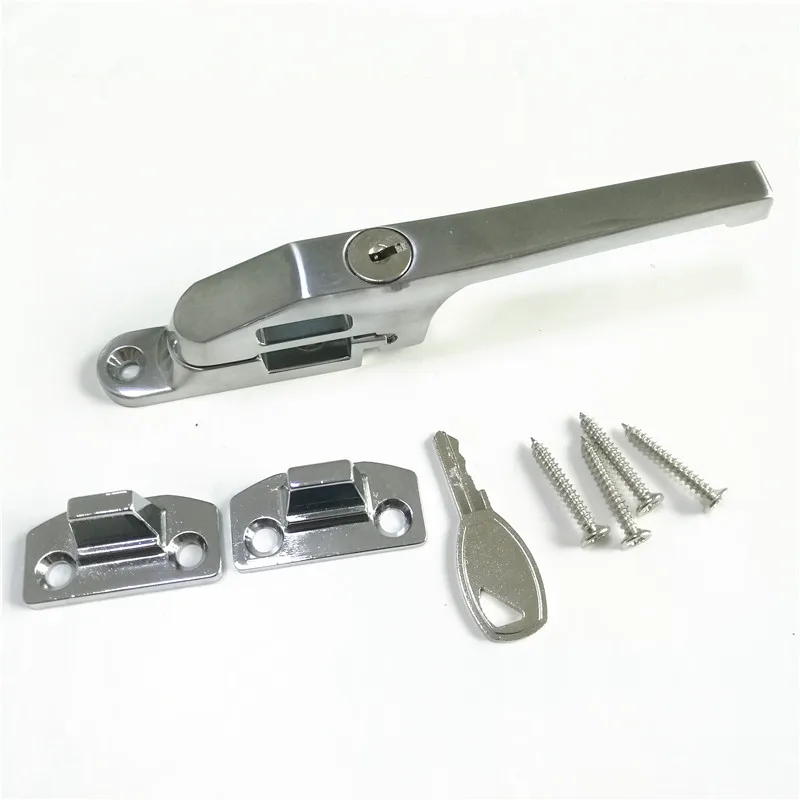 Awning & Casement Window Lock Handle Locking Lock Replacement White Left