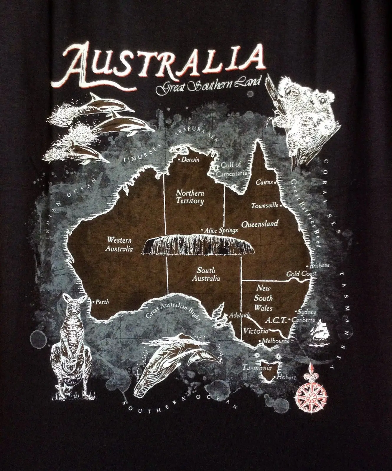 Adults & Teenager Aus T Shirt \ Adults & Teenager Aus T Shirt \