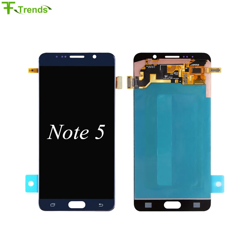 

Fftrends 1PCS Original Super Amoled Display For Samsung Galaxy Note 5 LCD Touch Screen Digitizer Assembly N9208 N920A N920C