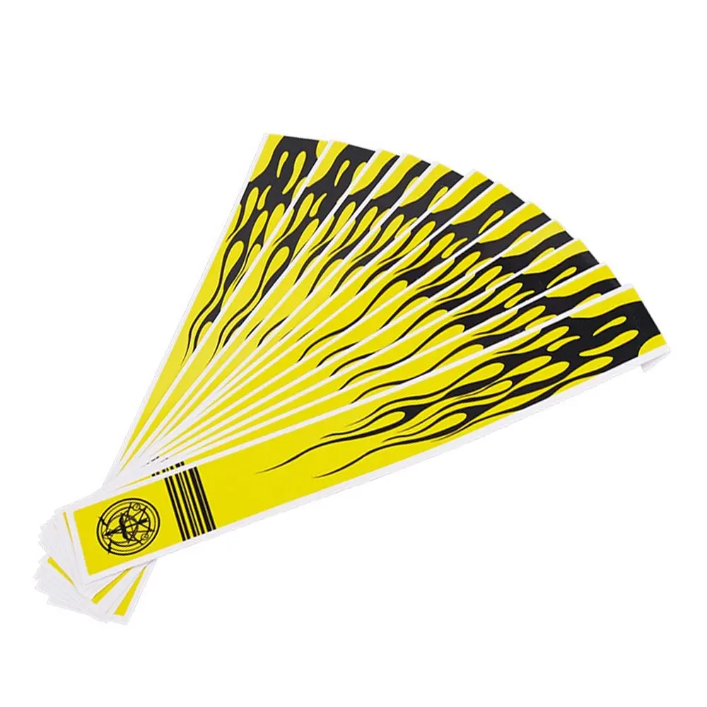 

24 PCS Archery Arrow Paper Archery DIY Arrow Sticker Paster Wraps for Arrow Shaft