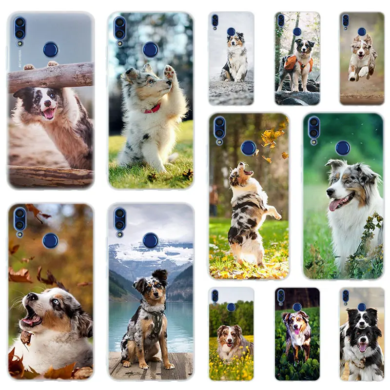

Australian Shepherd Dog Soft TPU Case Cover For Huawei Honor 9 10 Lite 6X 7X 8X Max 7A 5.7inch 8A 8C V20 PLAY 9i