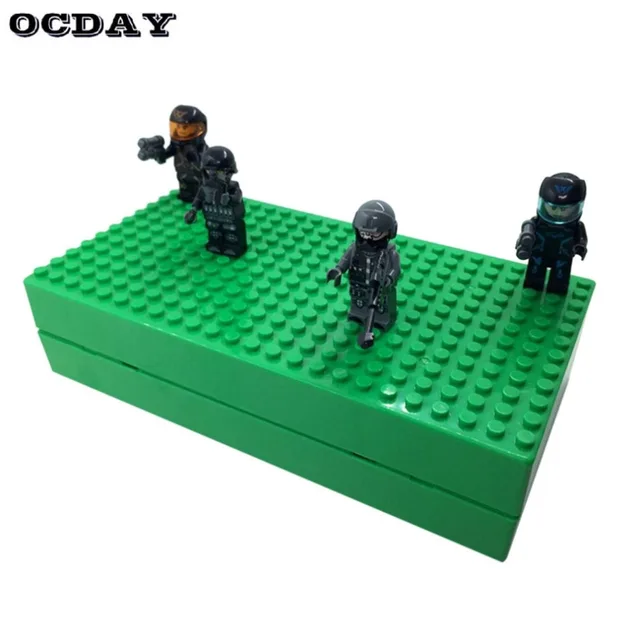 Creative Building Blocks Storage Box Brick DIY Toys