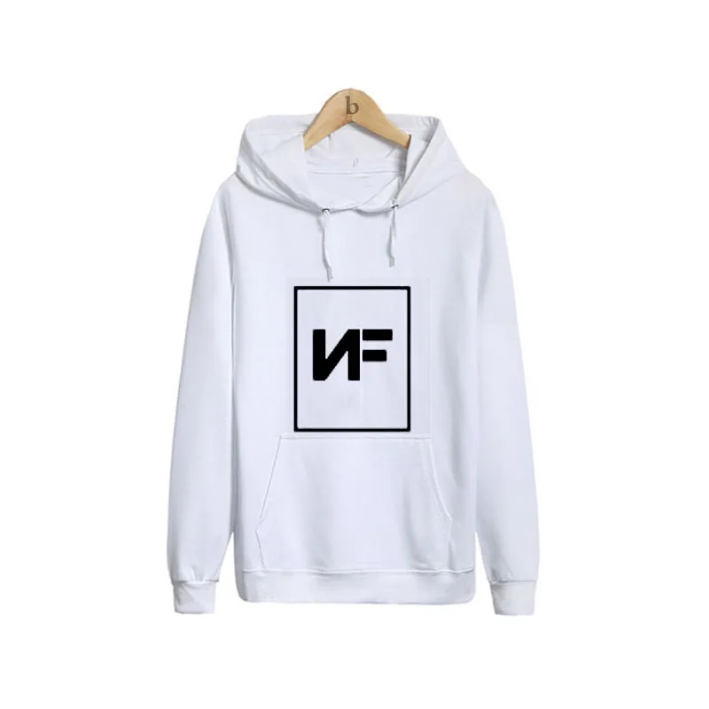 Pkorli Moleton Masculino Slim NF Hoodies Men Sweatshirt Long Sleeve Pullover Hooded Men'S Letters Printed Rapper Hoody - Цвет: 8