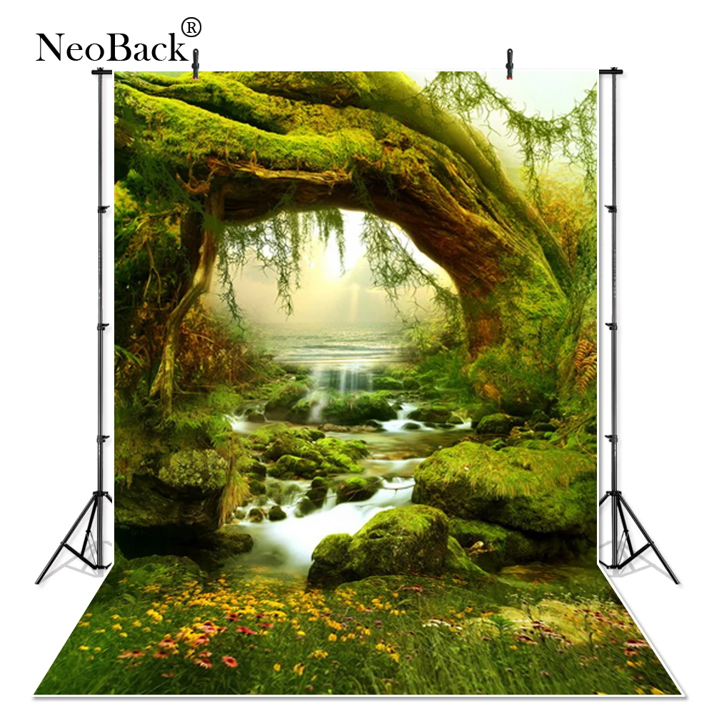 

NeoBack 5x7ft Forest Fairy Tale Nature Photography Backgrounds NewBorn Baby Photographic Backdrop Children Photo Backdrops B0026