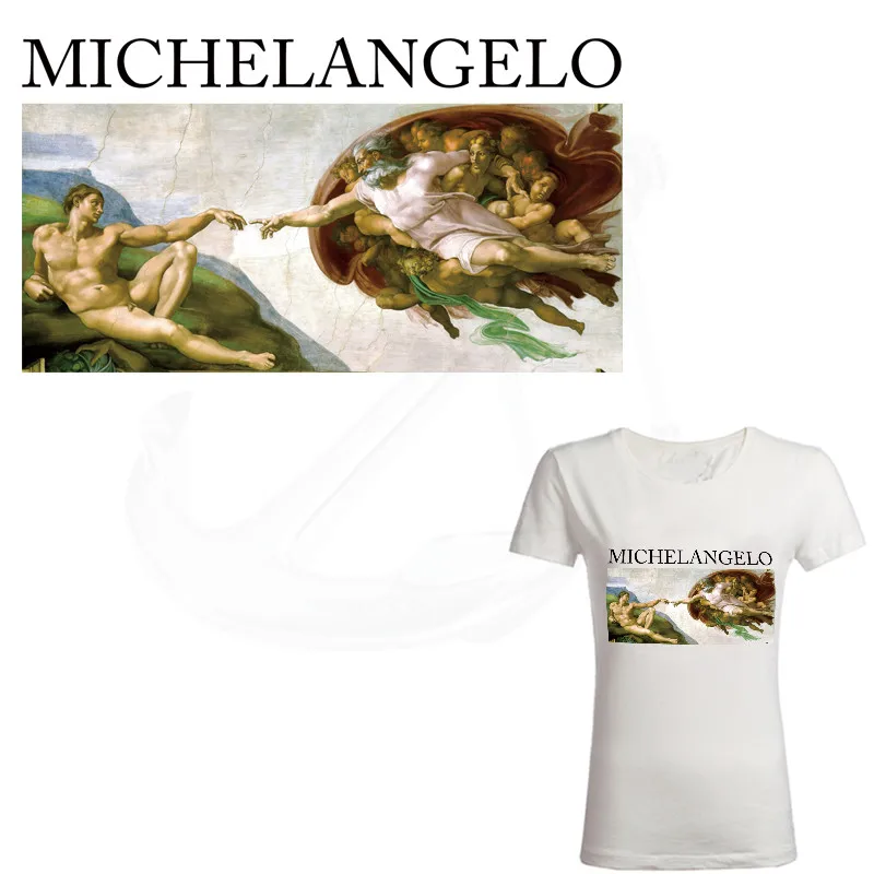 

Hot Michelangelo patches for clothing 28*15.5 cm DIY T-shirt Sweatshirt clothing girl patches termoadhesivos transfer