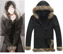 FANCY Cosplay Costume Black Coat Durarara Izaya Orihara Jacket Sweatshirts Top Unisex Men Women