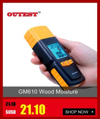 OUTEST GM610 цифровой ЖК-дисплей Дисплей Деревянные Измеритель влажности Датчик влажности тестер Лесоматериалы влажной детектор гигрометр