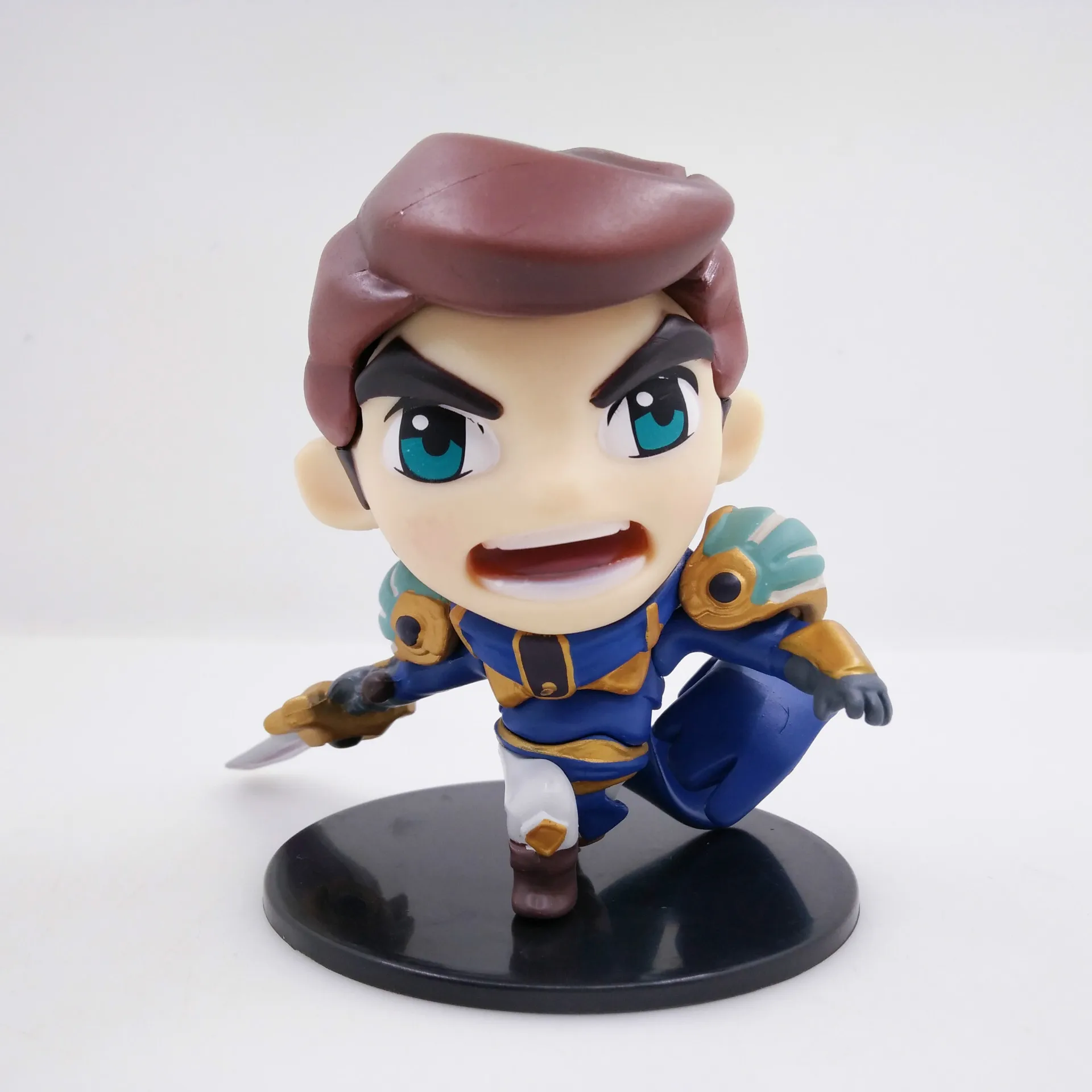 

WVW 10CM Hot Game Dolls LOL Garen Gnar Jax Ashe Yasuo Zed Play Arts Model PVC Toy Action Figure Decoration For Collection Gift