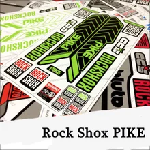 17 Щука рок стикеры Shox/наклейки горного велосипеда/передняя вилка для велосипеда MTB DH гонки
