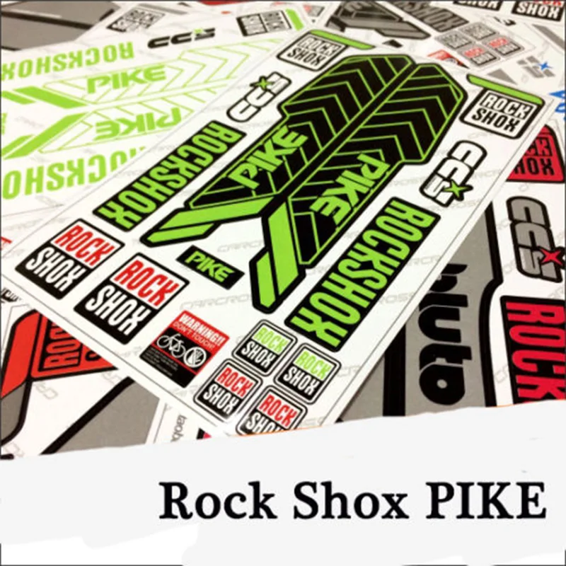 

17 PIKE Rock Shox stickers/decals of Mountain Bike/bicycle Front Fork MTB DH Race free shipping