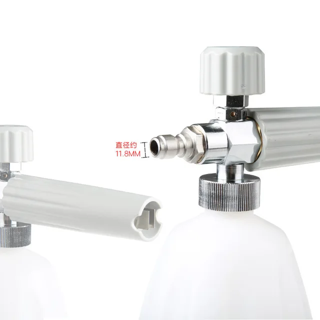 OPQR Adjustable Foam Cannon 1 Liter Bottle Snow Foam Lance With 1/4″ Quick Connector Foam Blaster for Pressure Washer Gun