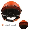 MOON Skiing Helmet Integrally-Molded PC+EPS High-Quality Ski Helmet Goggles Outdoor Sports Ski Snowboard Skateboard Helmets Mens 4