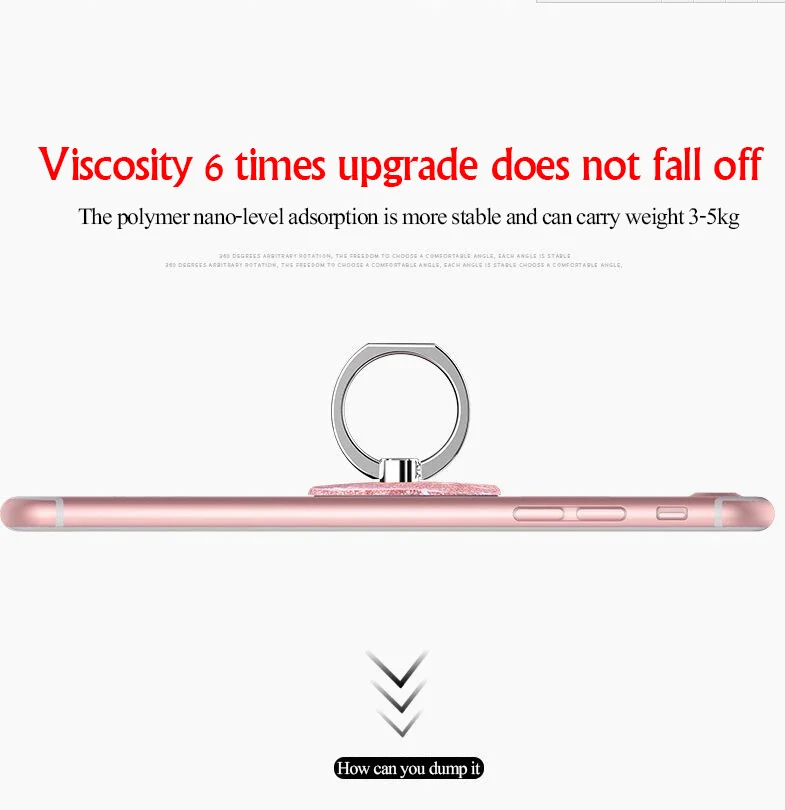 round phone holder Finger Ring Mobile Phone Smartphone Stand Holder for phone round Universal For Samsung Xiaomi Smart Phone