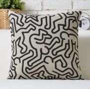 Keith Haring Американский граффити художника подушка Массажер декоративные путешествия декоративные подушки украшения для дома популярные Поп-арт живопись - Цвет: Цвет: желтый