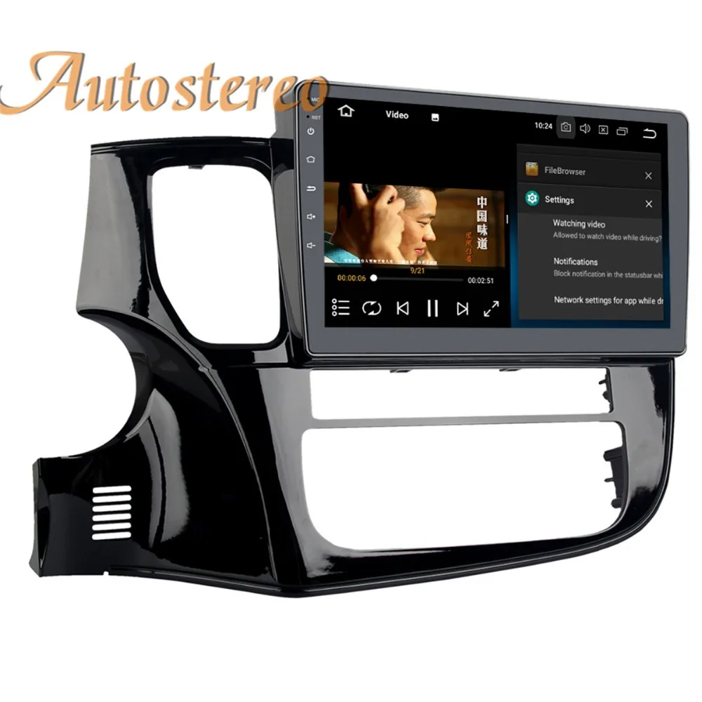 Flash Deal Autostereo Android 9 Car GPS navigation For Mitsubishi OUTLANDER 2014 2015 2016 2017 multimedia SatNAV no DVD player head unit 3