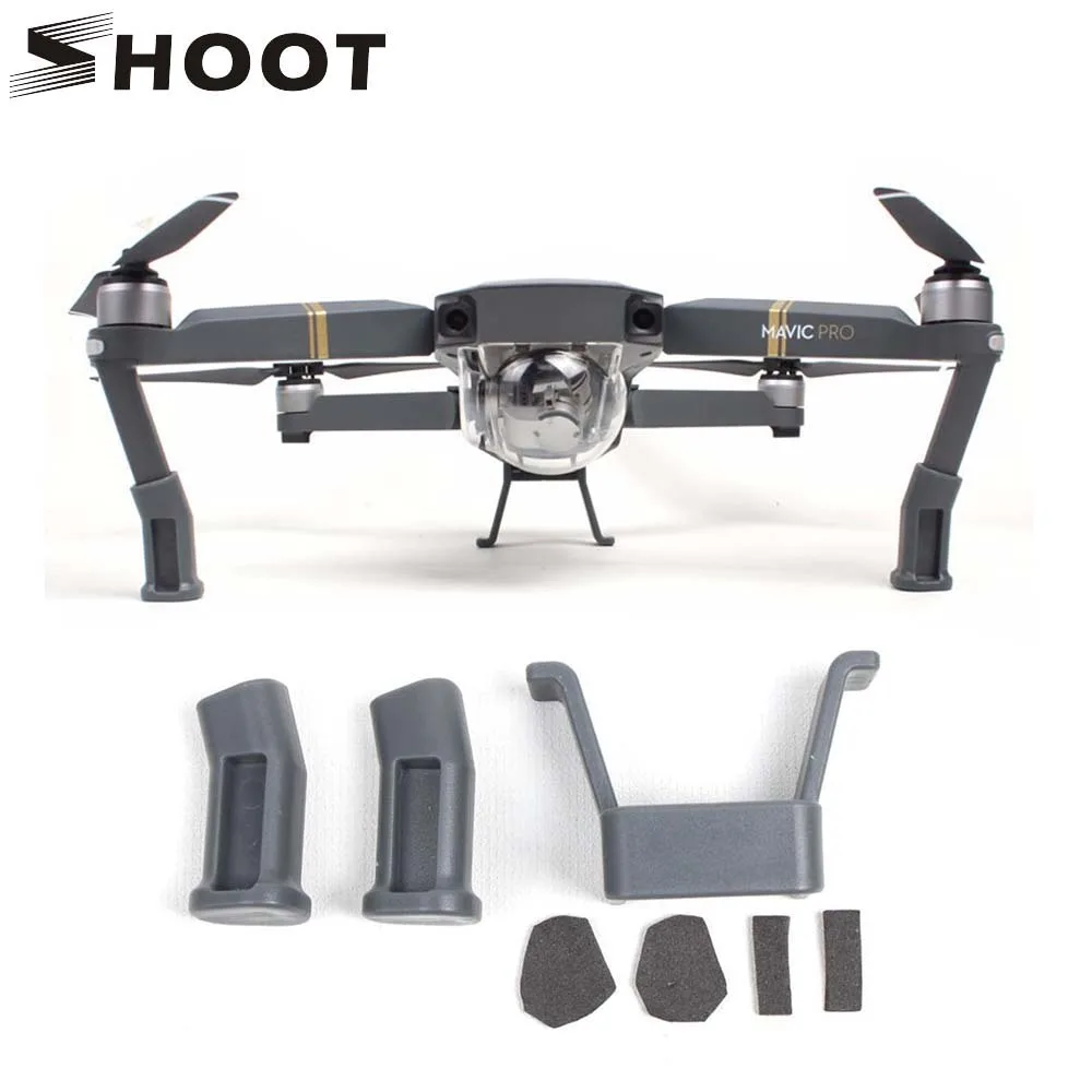 

SHOOT Protector Holder Heightened Landing Stabilizer Extended Landing Gear Leg Protector for DJI MAVIC PRO Drone Accessory Set