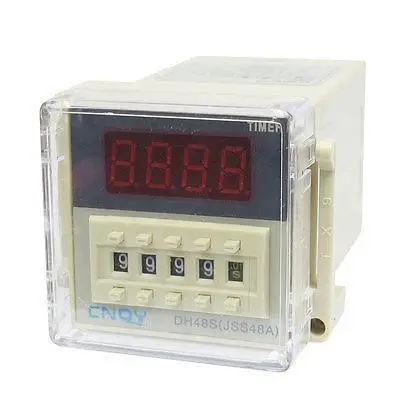 

DH48S-2Z LCD Display Time Timer Delay Relay 8-Pin DPDT 0.01S-9999H AC/DC24V