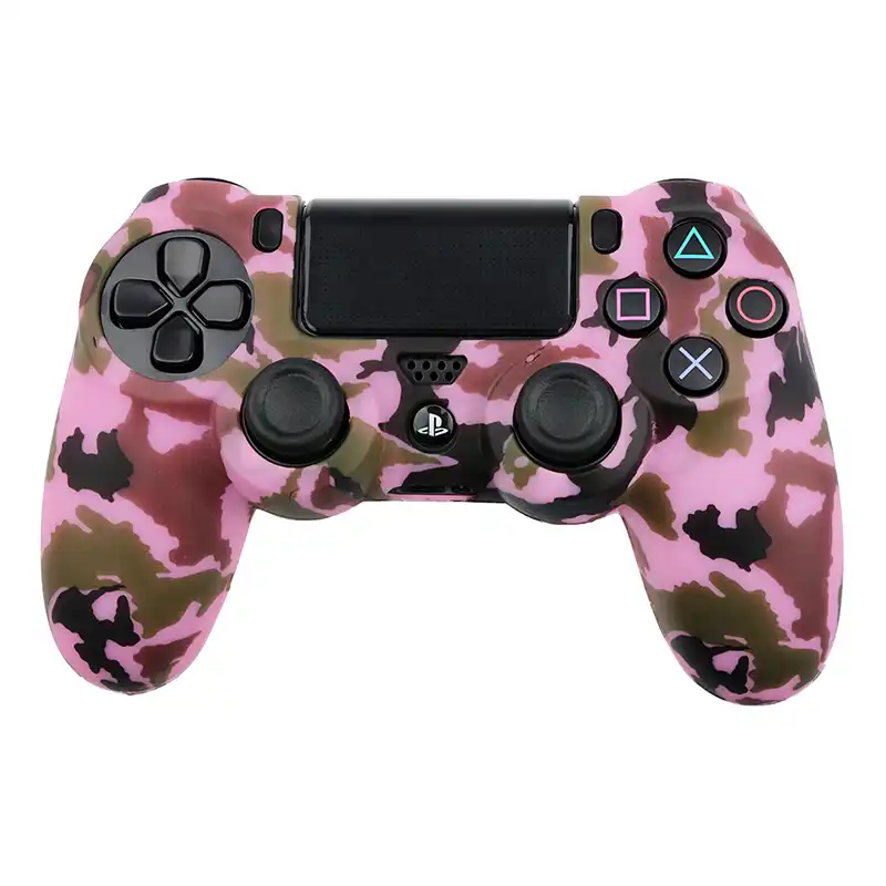 Camouflage Pink Color Silicone Case Rubber Cover For Playstation Ps4 Controller Gamepad Cover For Cover Coverscovers For Cases Aliexpress