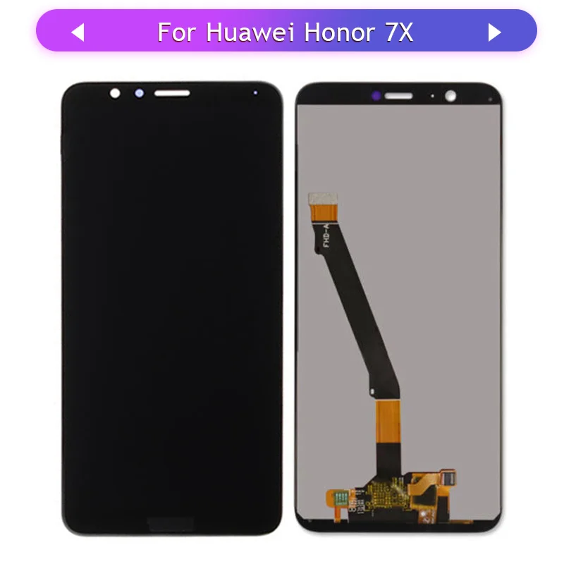 Для Huawei Honor 7X BND AL10 L21 L24 сенсорный экран ЖК дисплея в сборе Стекло дигитайзер