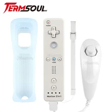 Termsoul XW15 для контроллера nintendo wii и встроенного вибрационного двигателя Nunchuck Motion Plus для аксессуаров для nintendo wii