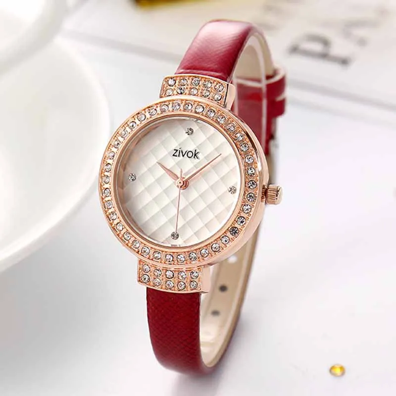 

Fashion Light Luxury Rhinestone Belt Quartz Ladies Watch dropshipping 2019 hot selling Fashion & Casual Chronograph