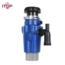 ITOP 1.3L Kitchen Food Waste Disposer Food Garbage Disposal Machine With Air Switch Easy Installing Kitchen Appliance new kitchen food garbage processor disposal crusher food waste disposer stainless steel grinder material kitchen sink appliance