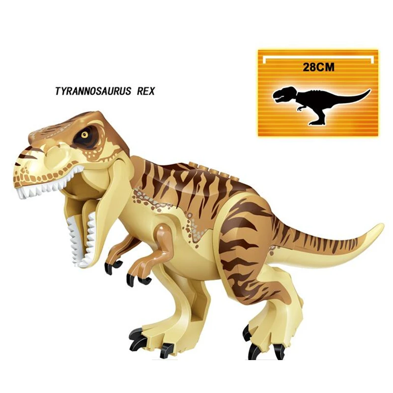 

Dinosaurs DIY Blocks Compatible with Legoinglys Jurassic World Dinosaurs Figures Building Assemble Blocks Toys