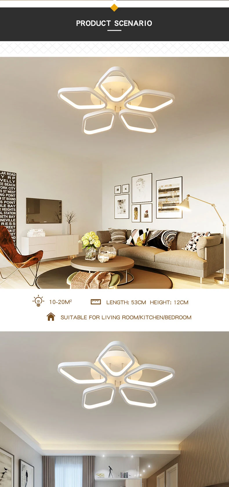 ceiling light with remote control