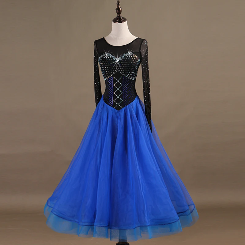 2018 современный бальных танцев платья женщина бальных танцев конкурс платья вальс стандартные Бальные платья девушки женщина