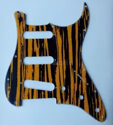 6 шт. Новые 3-норма желтый Саллоу накладку для Fender ST Страт Гитары Замена