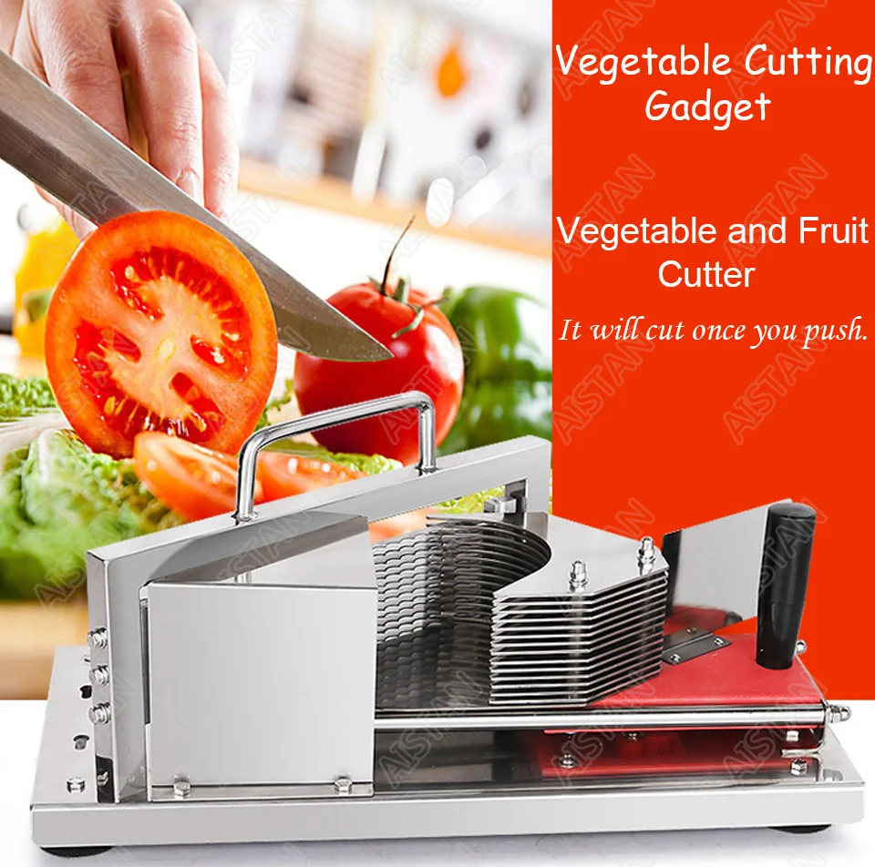 HT4/HT5.5 stainless steel manual vegetable tomato cutter fruit slicer for kitchen equipment