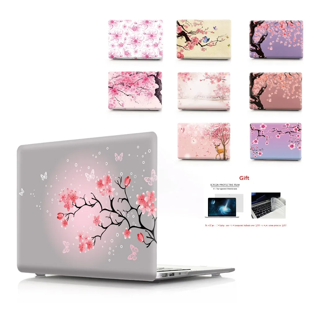 

flower color printing notebook case for Macbook Air 11 13 Pro Retina 12 13 15 inch Colors Touch Bar New Pro 13 15 New Air 13