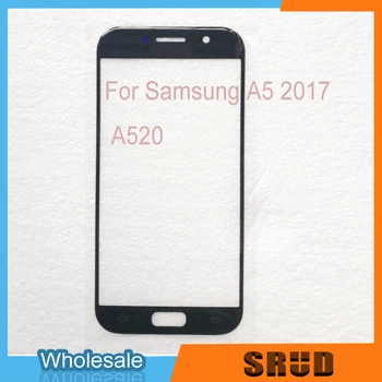 

50Pcs/lot 2 In 1 Front Outer Glass Laminate OCA Glue for Samsung Galaxy A3 A320 A5 A520 A520F A7 A720 2017 Black/White/Gold