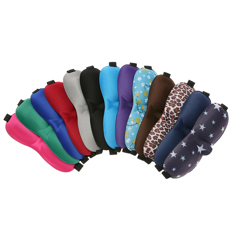 

New 3D Eye Mask Shade Cover Night Blindfold Shield Natural Silk Soft Breathable Eye Travel Sleep Rest Eyepatch Eye Aid Unisex