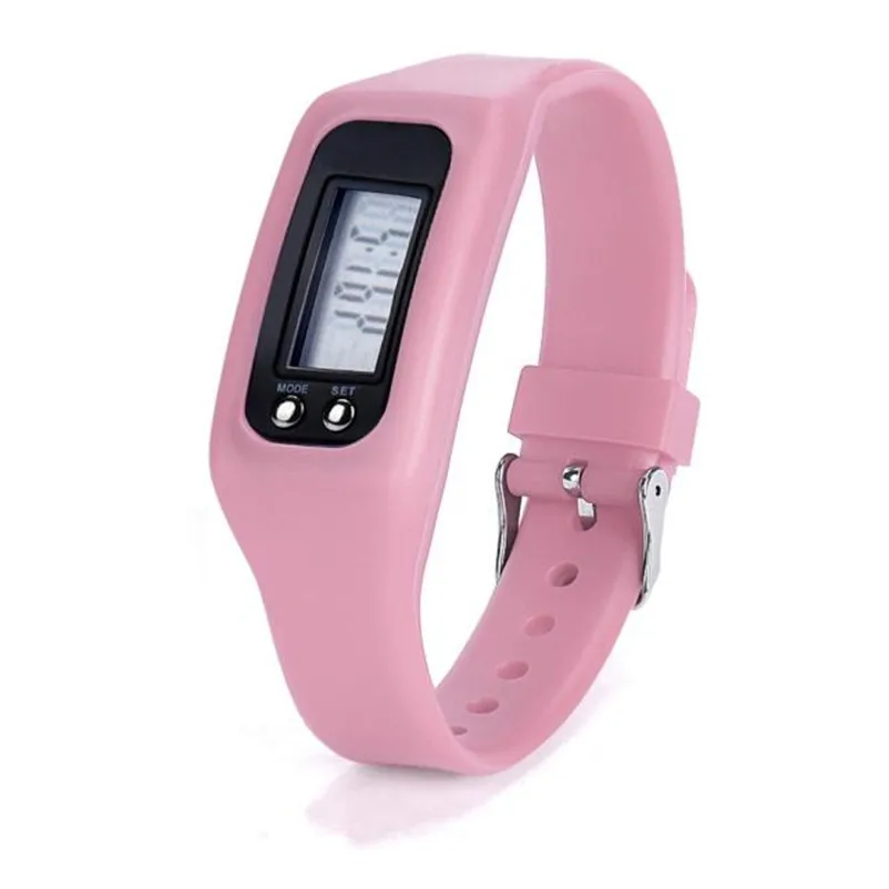 

Digital LCD Silicone Wirstband Pedometer Run Step Walking Distance Calorie Counter Wrist Women&Men Sport Fitness Watch Bracelet