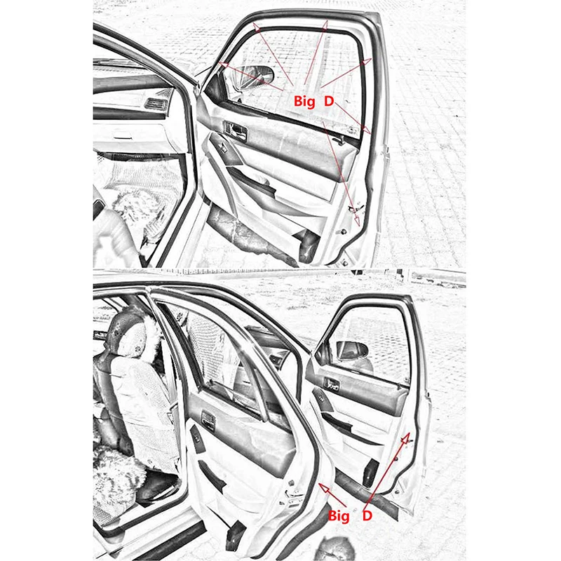 4Meter-Big-D-Type-Car-Rubber-Seal-Sound-Insulation-Car-Styling-Door-Seal-Strip-Weatherstrip-Car 6