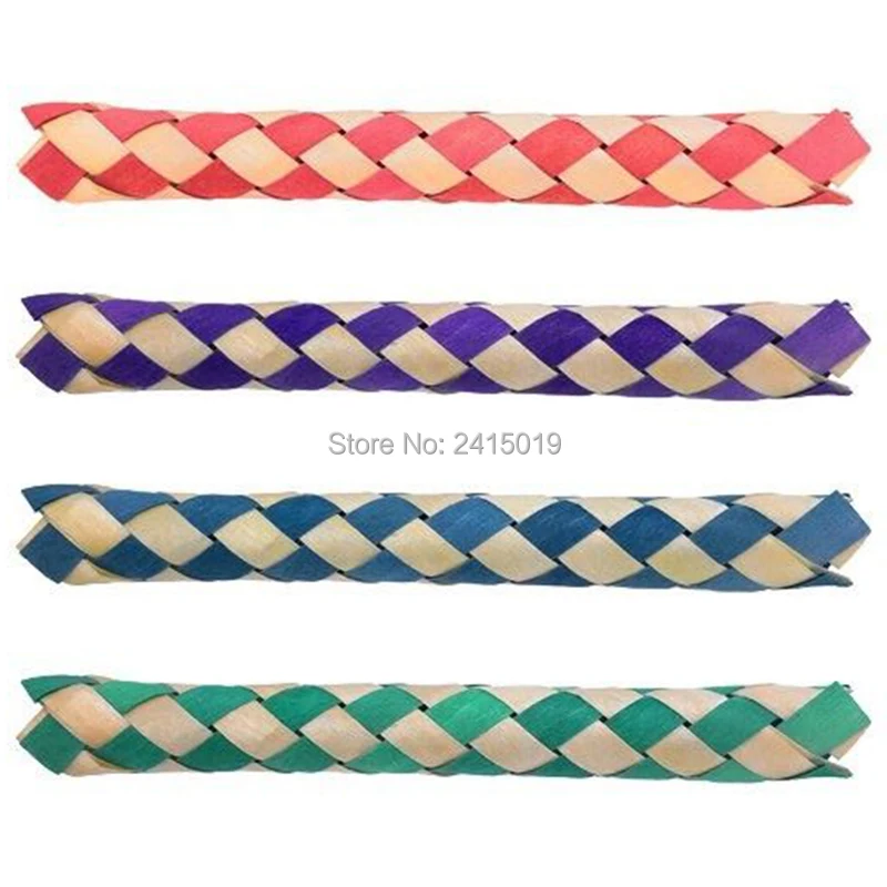 24pc Chinese finger trap magic trick joke toys party favors gifts loot bag fillers give away party toys