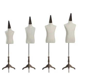 

Half Body Child Children Mannequin With Wooden Base For Cloth Display