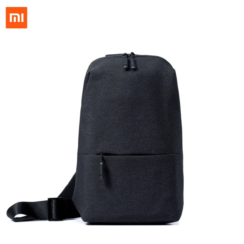 

XIAOMI One shoulder bag multifunction 4L fashion brief sport chest bag for men student lightweight portable mijia original