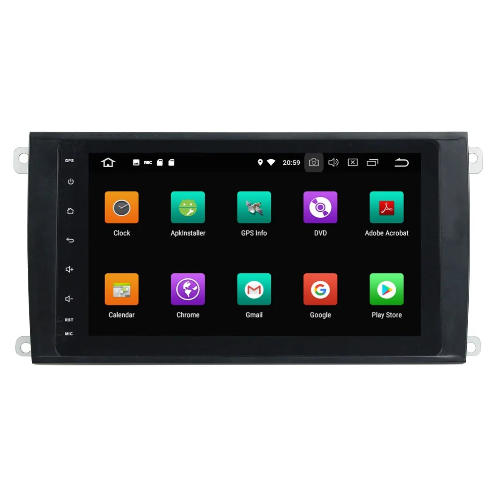 Flash Deal HUANVA Android8.0 DVD Player GPS navigation For PORSCHE CAYENNE 2003-2010 multimedia player tape recorder 8-Core navi Audio maps 3