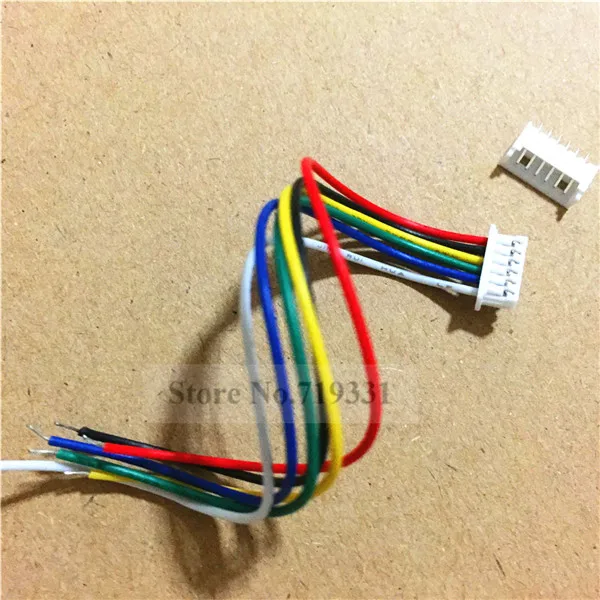 

20 SETS Mini Micro JST 1.25 T-1 6-Pin Connector with Wires Cables