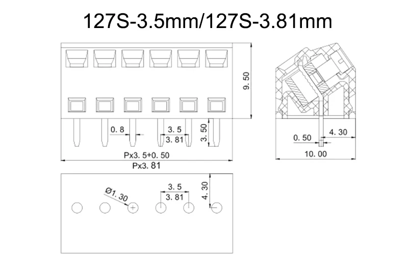 127S-3.5mm127S-3.81mm